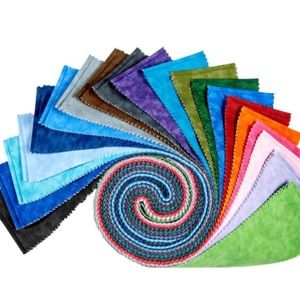 Cotton Fabric Jelly Roll Bright Blenders